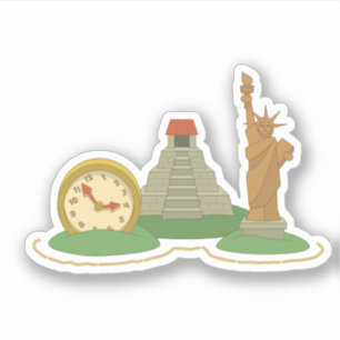 Sticker à angle de temps Poptropica