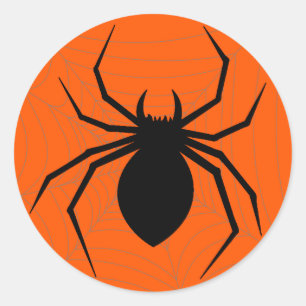 Sticker à araignée d'Halloween