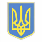 Sticker À Armoiries De L'Ukraine Forte - Liberté (Devant)