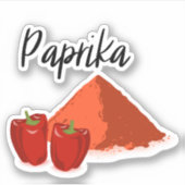 Sticker à baguette à épices Paprika (Devant)