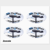 Sticker à baleine de Bridger Bowl (Feuille)