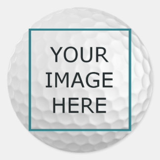 Sticker à balle de golf - Avec logo