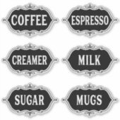 Sticker à barre de café (Devant)