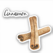 Sticker à benne à épices de cannelle (Devant)