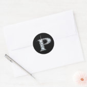 Sticker à bille de diamant "P" (Enveloppe)