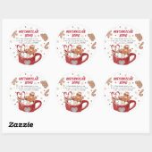 Sticker à bombe chocolat chaud (Feuille)