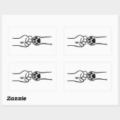 Sticker à bosse de poing pour animal (Feuille)