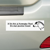 Sticker à bosse du fjord Horse (En voiture)