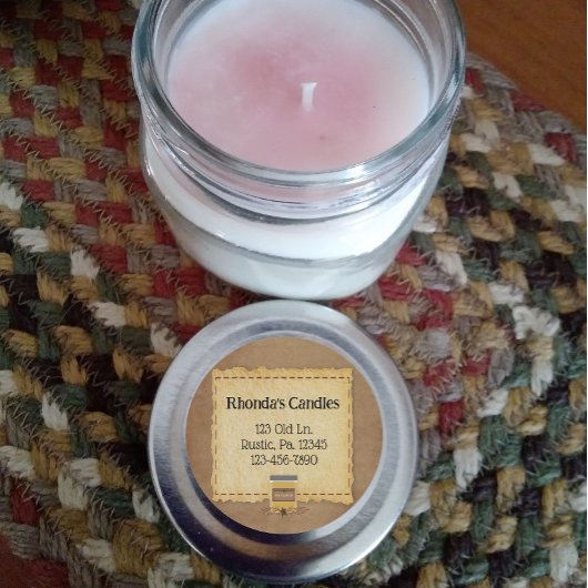 Sticker à bougie Jar