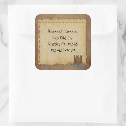 Sticker à bougies primitives (Sac)