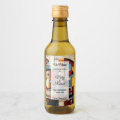 Sticker a bouteille de vin (Devant)