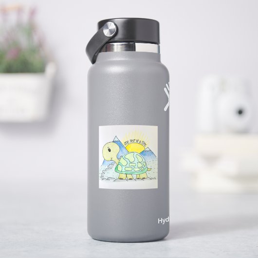 Sticker à bouteille d'eau "One Step at a Time" (HydroFlask)
