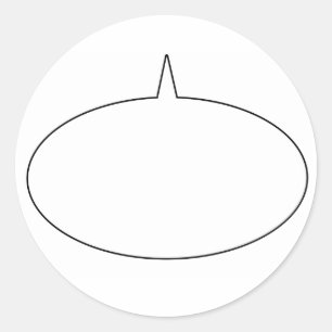 Sticker à bulle de parler