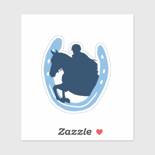 Sticker à cavalier (Feuille)