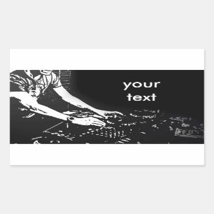 Sticker à clé tournante DJ