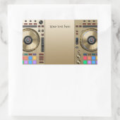 Sticker à clé tournante DJ (Sac)