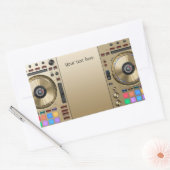 Sticker à clé tournante DJ (Enveloppe)