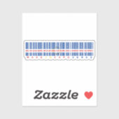 Sticker à code barre fabriqué au Cap Vert (Feuille)