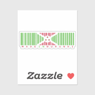 Sticker à code-barres fabriqué au Burundi