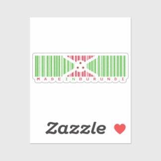 Sticker à code-barres fabriqué au Burundi