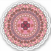 Sticker à contour de la Saint Valentin Lacy (Devant)