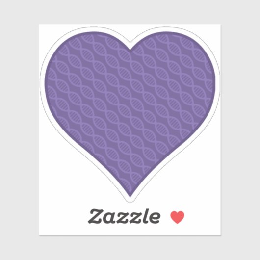 Sticker à contours ADN (Feuille)