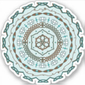 Sticker à contours Lotus Weave (Devant)