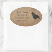 Sticker à corbeau primitif (Sac)