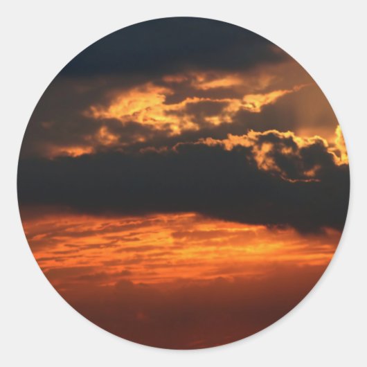 Sticker à coucher de soleil (Devant)