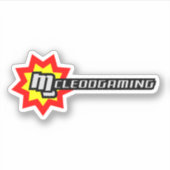 Sticker à coupe personnalisée du logo MG (Devant)