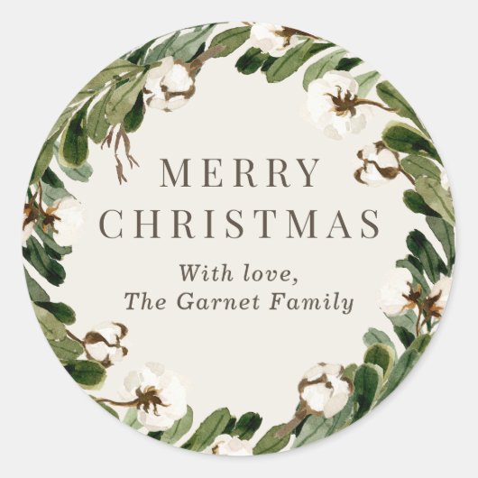 Sticker à couronne de coton (Devant)