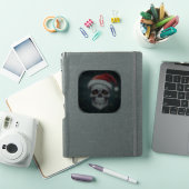 Sticker à crâne père Noël (Couverture iPad)