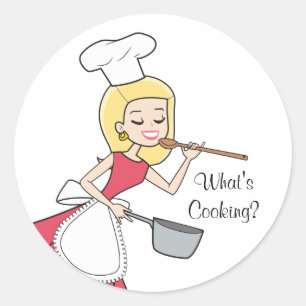 Sticker à Cuisines - Baker Lady