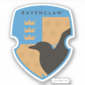 Sticker à damiers crête couronnée RAVENCLAW™ (Devant)