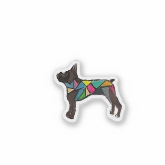 Sticker à découpe de vinyle (Devant)