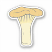 Sticker à découpe personnalisée Chanterelle Botani (Devant)