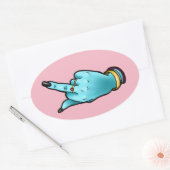 Sticker à doigt moyen (Enveloppe)