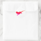 Sticker à dragon à poils (Sac)