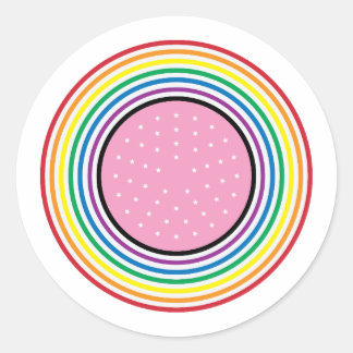 Sticker à drapeau arc-en-ciel - États-Unis Inspiré
