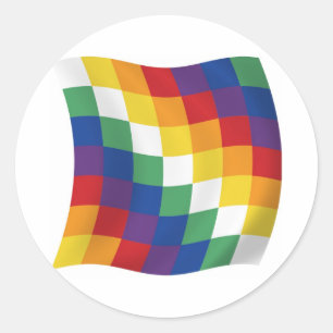 Sticker à drapeau aymara