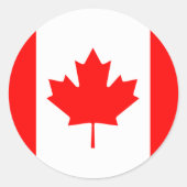Sticker à drapeau canadien (Devant)