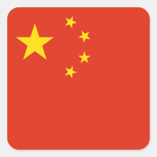 Sticker à drapeau chinois