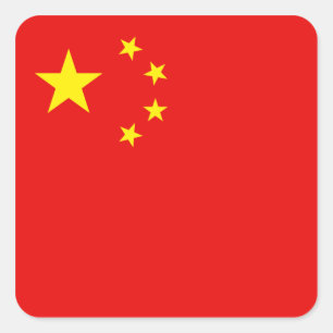 Sticker à drapeau chinois