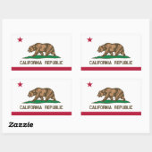Sticker à drapeau de Californie* (Feuille)