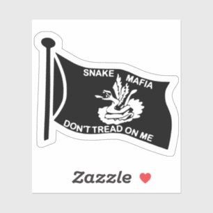 Sticker à drapeau de la mafia serpent