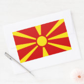 Sticker à drapeau de Macédoine (Enveloppe)