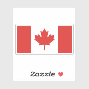 Sticker à drapeau du Canada