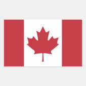 Sticker à drapeau du Canada (Devant)