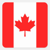 Sticker à drapeau du Canada (Devant)