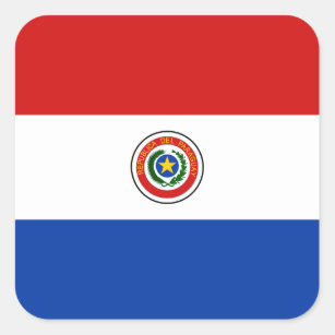 Sticker à drapeau du Paraguay